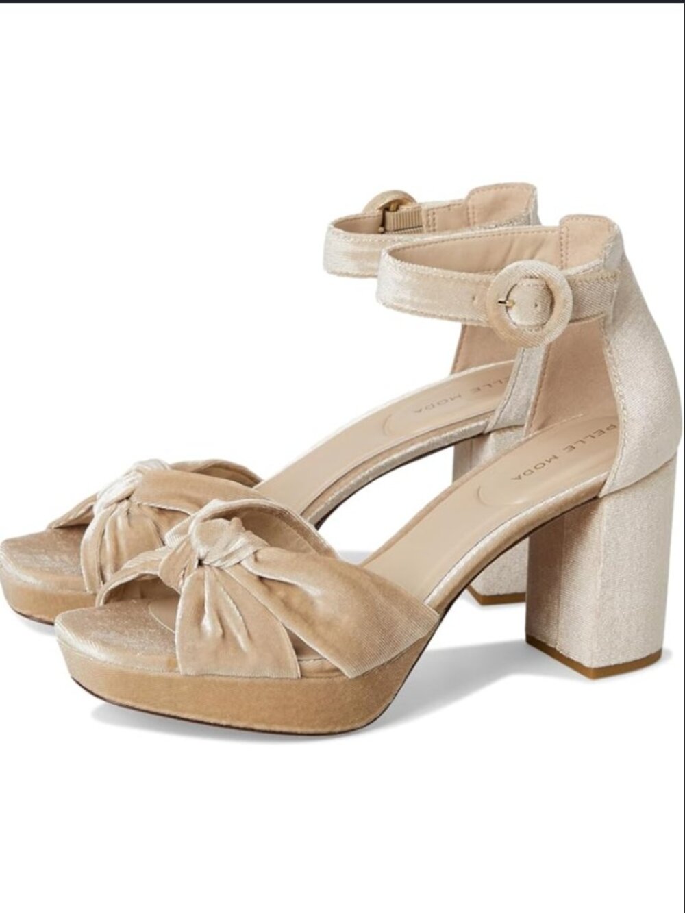 Sam Edelman Velvet Knotted Strap Sandals – Beige/Taupe – Size 10 (NWT)